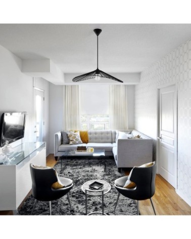 Suspension métal noir