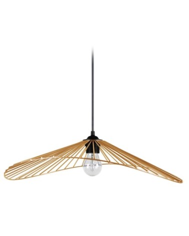 Suspension métal doré