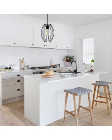 Suspension métal noir