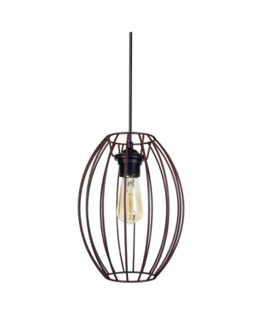 Suspension métal marron