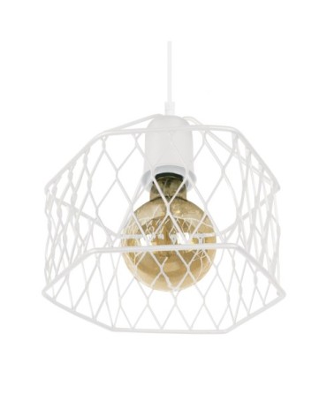 Suspension métal noir et cuivre