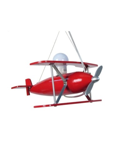 Suspension bois rouge