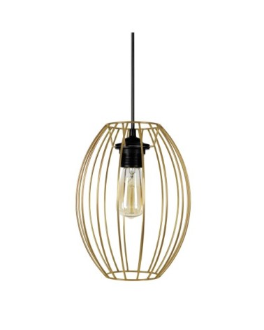 Suspension métal doré