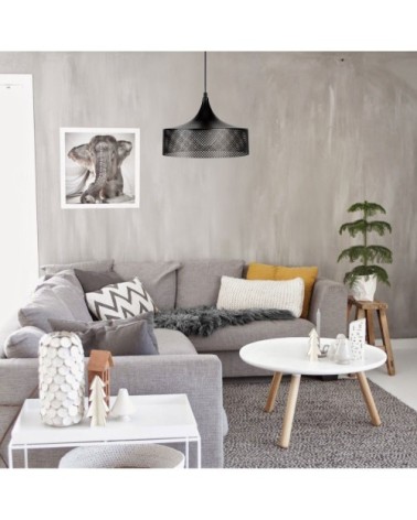 Suspension métal noir