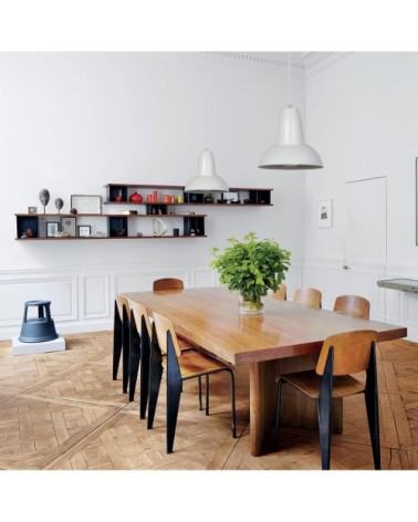 Suspension métal blanc d'ivoire