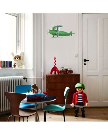 Suspension bois vert