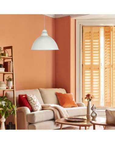 Suspension métal blanc