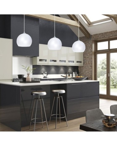 Suspension verre satiné