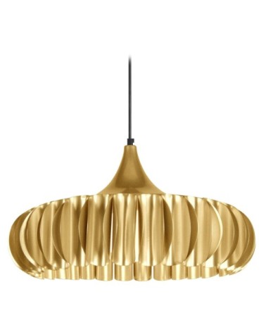 Suspension métal doré