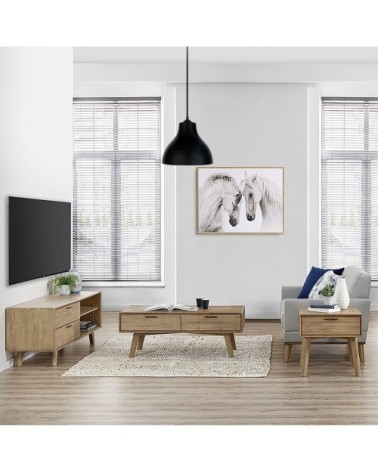 Suspension métal noir