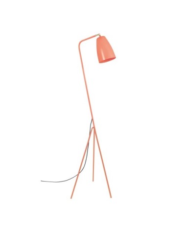 lampadaire liseuse métal orange
