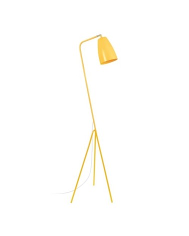 lampadaire liseuse métal jaune
