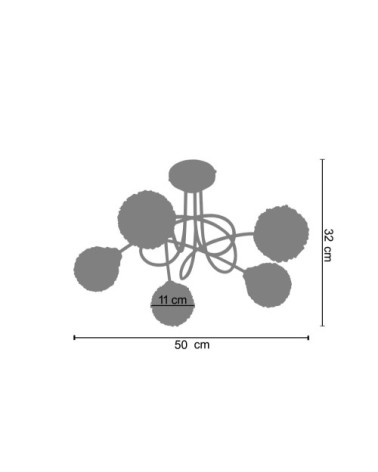 Lustre métal aluminium