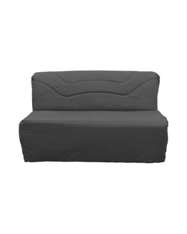 Housse de bz en coton recyclé anthracite-140 x 190 cm