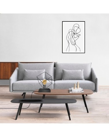 Lampe a poser métal anthracite