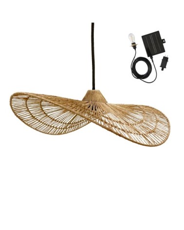Suspension solaire jute beige d63cm