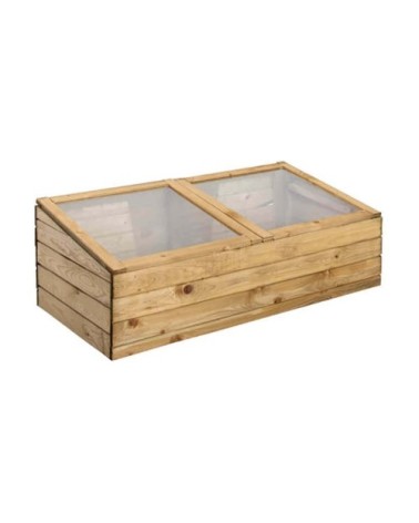 Serre double en pin autoclavé à peindre