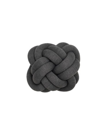 Coussin Knot Tissus gris 30x15x30 cm