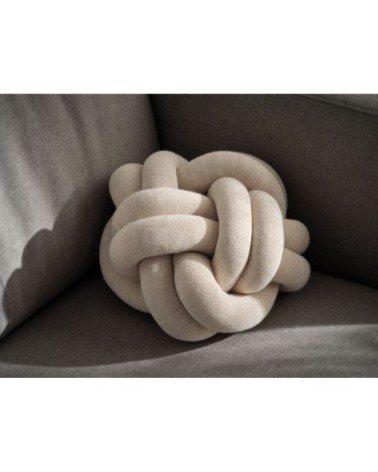 Coussin Knot Tissus rose 30x15x30 cm
