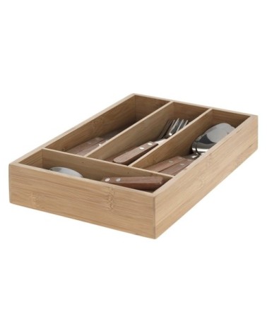 Ménagère inox 24 pièces avec range couverts