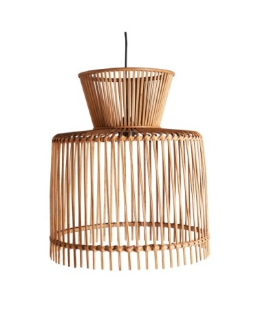 Lustre en bambou en marron  46x46x44 cm