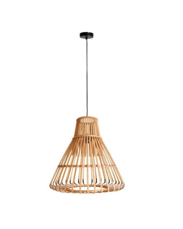 Lustre en bambou en marron 50x50x52 cm