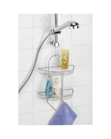 Etagère de douche en acier