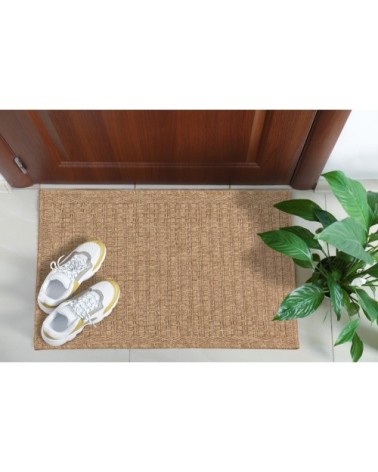 Tapis intérieur/extérieur aspect jute naturel 50x80