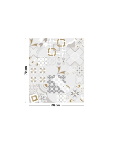 Crédence cuisine Fond de hotte ALU L 60xH 70cm