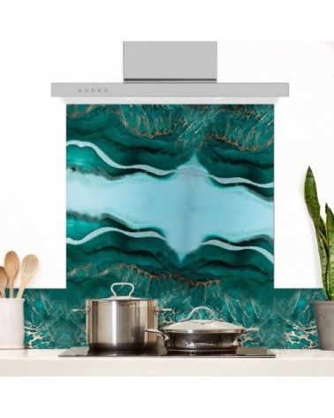 Crédence cuisine Bandeau ALU lot de 2 L100xH 20cm