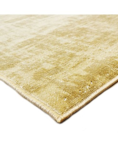 Tapis effet patiné vintage jaune 160x230