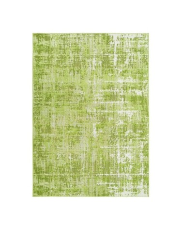 Tapis effet patiné vintage vert 160x230