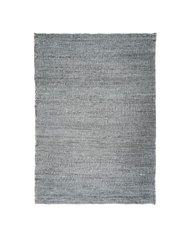 Tapis tressé en jute gris 160x230