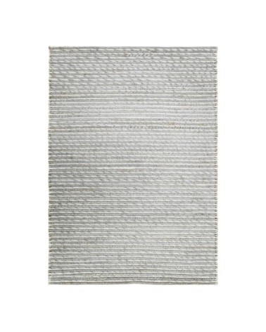 Tapis en laine, jute et coton tresse naturel 120x170