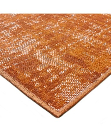 Tapis effet patiné vintage terra 120x170