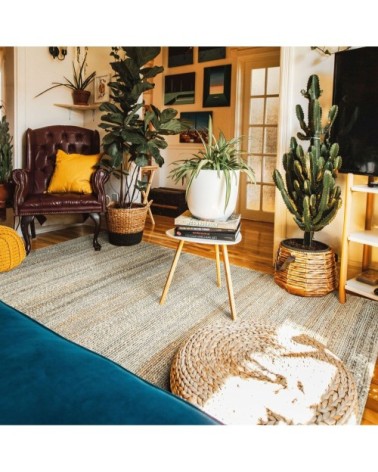 Tapis tressé en jute naturel 160x230