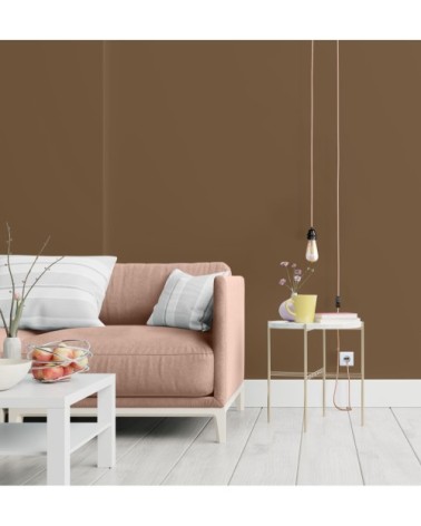 Fil électrique en tissu luminaire rose pastel 4,5m