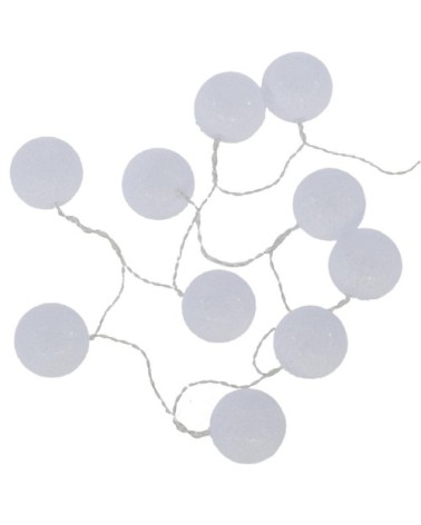 Guirlande en blanc 165x6cm