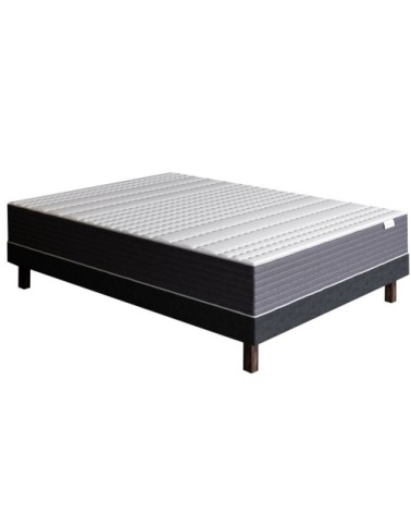Ensemble Matelas 160x200 Mémoire de Forme - Mousse Ergo + Sommier