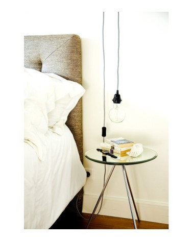 Fil électrique sectionnable en tissu luminaire metal 4,5m