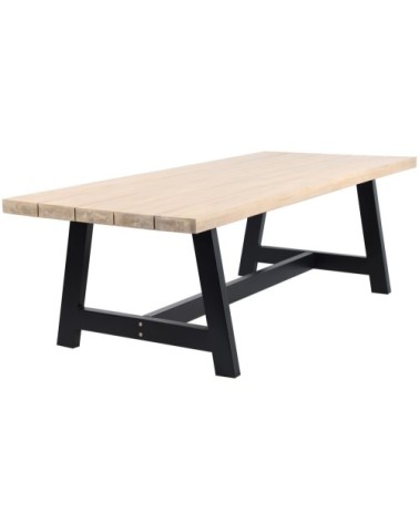 Table de jardin en bois massif  6/8 personnes 240cm