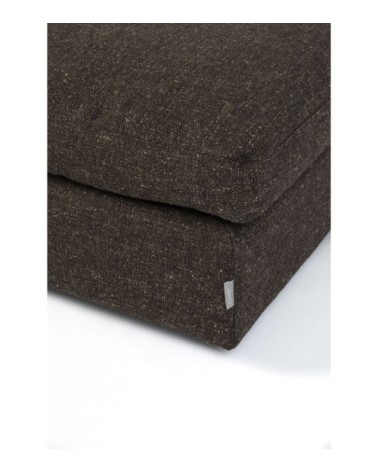 Pouf en tissu marron L 92