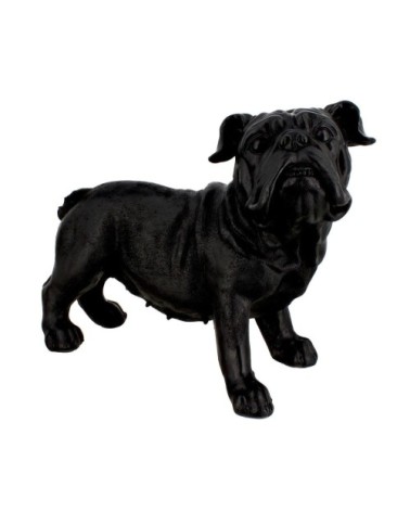 Chien noir en résine 26,5cm