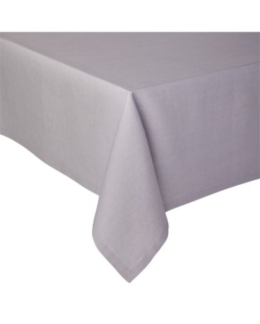 Nappe en lin lilas 190x320