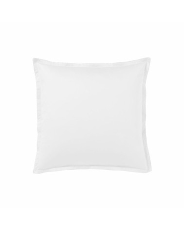 Taie d'oreiller en sain de coton blanc 65x65