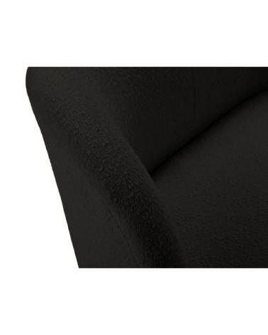 Fauteuil en boucle noir