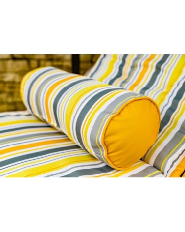Coussin pour Chaise Longue et Traversin 195x60x5cm Motif Solaires