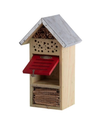 Hôtel à insectes, hauteur 32 cm