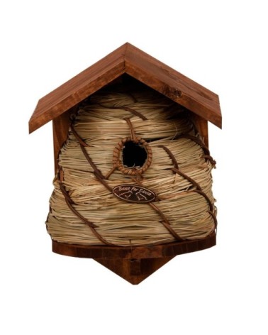Nichoir oiseau en forme de ruche