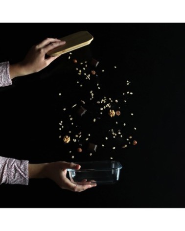 Lot de 3 boîtes hermétiques en verre